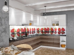 Decorative panels for the kitchen photo