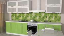 Decorative panels for the kitchen photo