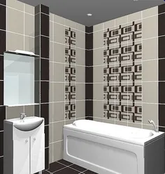 Bathroom tile layout photo