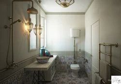 Bathroom according to oriental photo