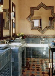 Bathroom according to oriental photo