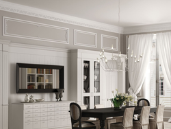 Ceiling plinth in the kitchen photo