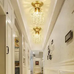 Chandeliers for the hallway and corridor photos real in the apartment