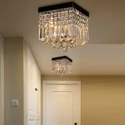 Chandeliers for the hallway and corridor photos real in the apartment