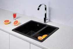 Mətbəx daxili qara lavabo