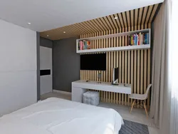 Strip In The Bedroom On The Wall Photo
