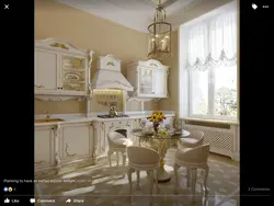 Kitchen design classic wallpaper photo