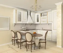 Kitchen design classic wallpaper photo