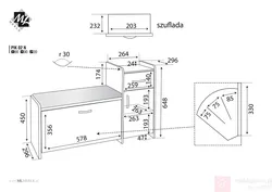 Do-it-yourself shoe rack in the hallway, drawings and diagrams, photos