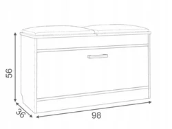 Do-it-yourself shoe rack in the hallway, drawings and diagrams, photos