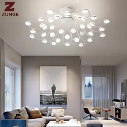 Chandeliers барои шифт боздошта дар меҳмонхона хабарнигори муосир