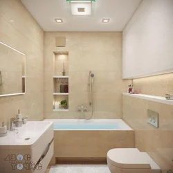 Bathroom with toilet design light