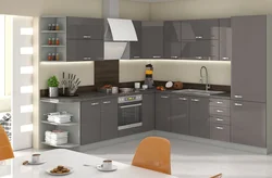 Combined kitchens by color photo