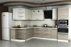 Combined kitchens by color photo