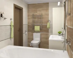 60x120 tiles in the bathroom photo