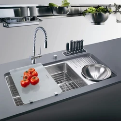 Kitchen design interior sink