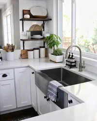Kitchen design interior sink
