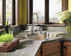 Mətbəx dizaynı daxili lavabo