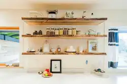 How To Design Shelves In The Kitchen Photo