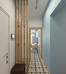 Slats in the interior of the hallway