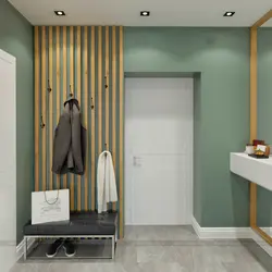 Slats in the interior of the hallway