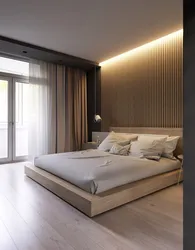 Photo of a soaring ceiling in the bedroom