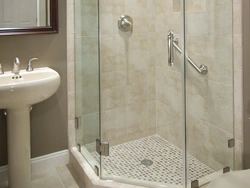 Bathroom design with homemade shower