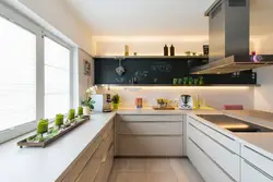 Photo Of A Modern Kitchen Without Top Drawers