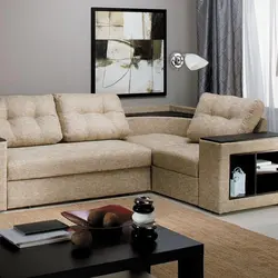 Living Room Interior With Corner Sofa