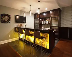 Kitchen with bar design