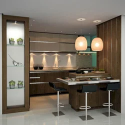 Kitchen with bar design