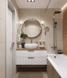 Photo renovation of a small bathroom without a toilet