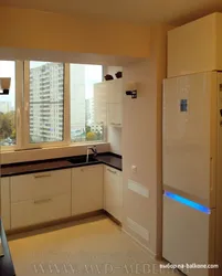 Balkon fotoşəkili mətbəx dizayn layihəsi