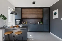 New kitchen design in the apartment