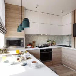 New kitchen design in the apartment