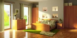 Yong'oq rangli fotosuratda yashash xonasi