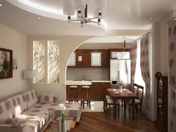 Living room kitchen design yourself