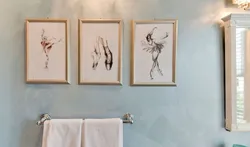 Painting in the bathroom photo