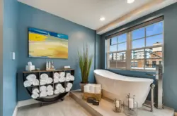 Painting in the bathroom photo