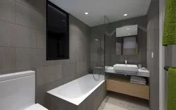 Minimalist bath design