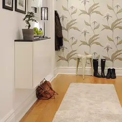 What wallpaper is best for a corridor in an apartment photo