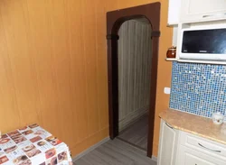 MDF Panelləri Ilə Fotoşəkil Dizaynı Ilə Mətbəx Interyeri