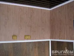 MDF панельдері бар ас үй интерьері фото дизайн