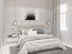 White walls in the bedroom photo