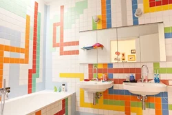 Bright Bathroom Tiles Photo