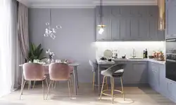 Beautiful wall design in the kitchen