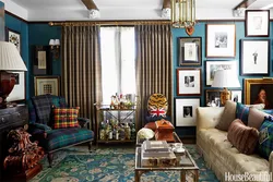 Living Room Interior In English Style Photo