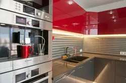 Photo of kitchen hi-tech design