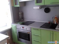 Photo of the kitchen in the Brezhnevka apartment