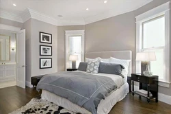 Gray White Bedroom Design Color Combination